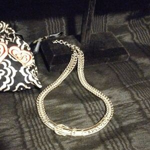 Brighton Belt Style Silver Necklace